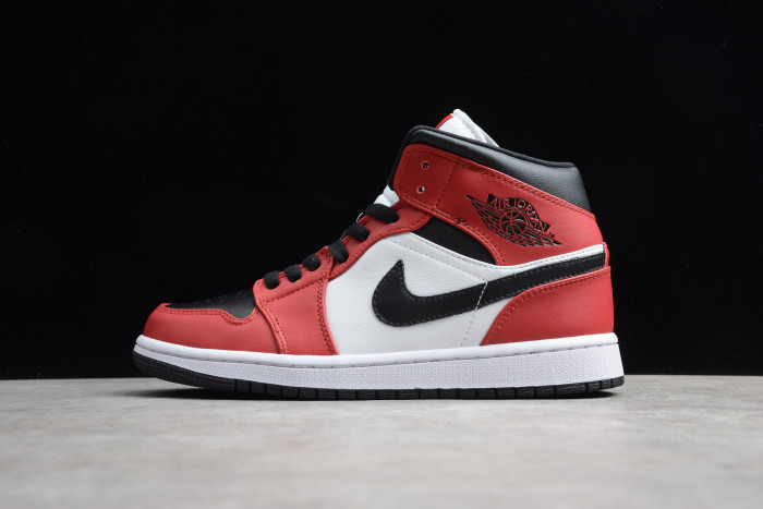 Jordan 1 Mid Chicago Black Toe 2020 (554724-069)