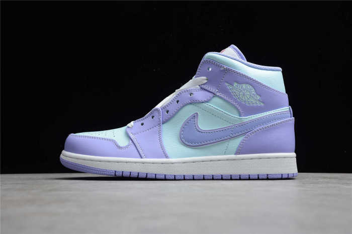 Air Jordan 1 Mid Purple Aqua 554724-500