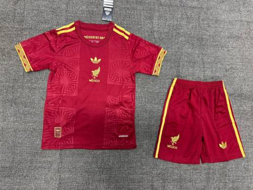 Mexico Gold Kids Suit 25/26 Red