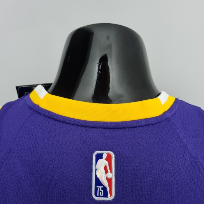 Carmelo Anthony Los Angeles Lakers 75th Anniversary Swingman Jersey Purple