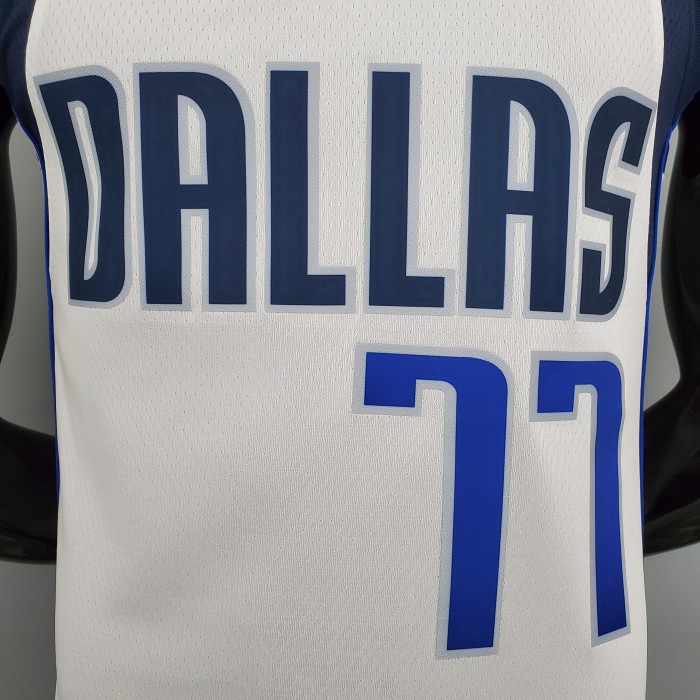 Luka Doncic Dallas Mavericks 75th Anniversary Swingman Jersey White