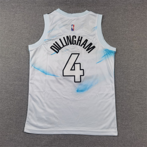 Minnesota Timberwolves Kids Jersey City Edition  24/25 NO.4 DILLINGHAM
