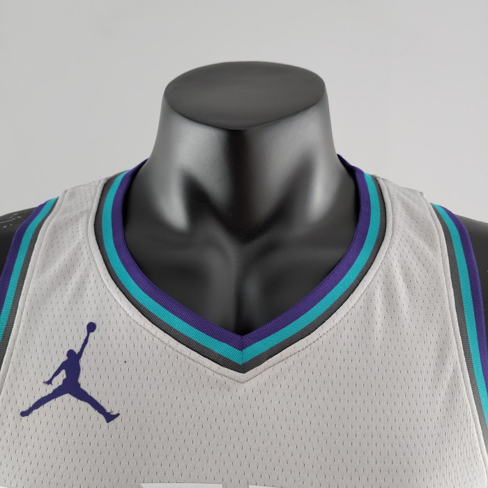 LaMelo Ball Charlotte Hornets Swingman Jersey Grey 2019