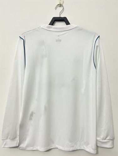 Real Madrid Home Retro Long Sleeves Jersey 17/18