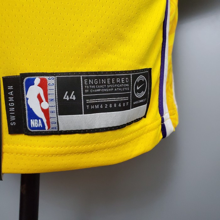 Anthony Davis Los Angeles Lakers 2020/21 Swingman Jersey Yellow