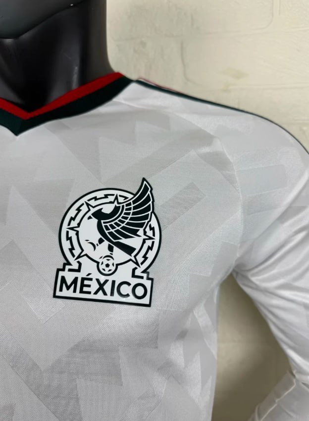 Mexico 2026 World Cup Away Player Long Sleeve Men Jersey
