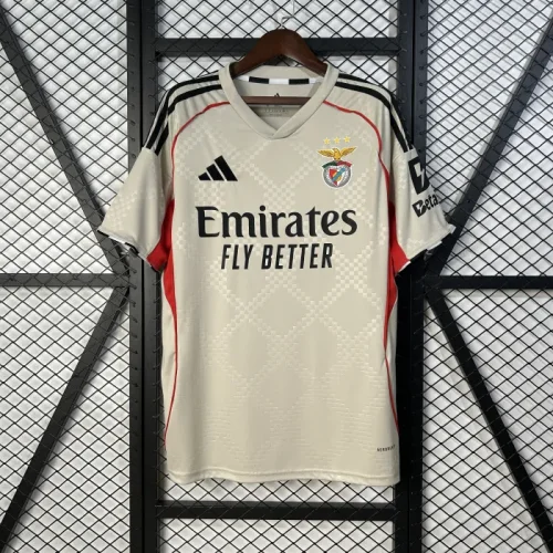 SL Benfica Beige Away Man Jersey 25/26