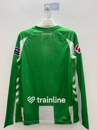 Real Betis Home Men Long Sleeve Jersey 25/26