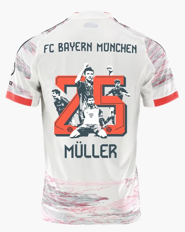 Bayern Munich Special Thomas Müller Away Man Jersey 25/26