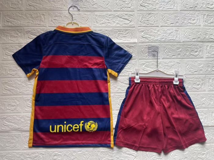 Barcelona Home Retro Kids Suit 2015/16