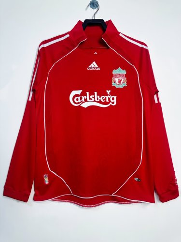 Liverpool Home Long Sleeve Retro Jersey 06/08