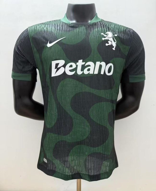 Sporting Lisbon Black Alternate Player Man Jersey 25/26