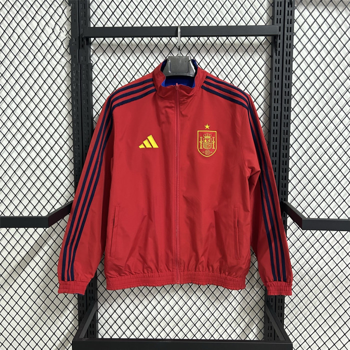 Spain  Double-Sided Training Windbreaker 2025