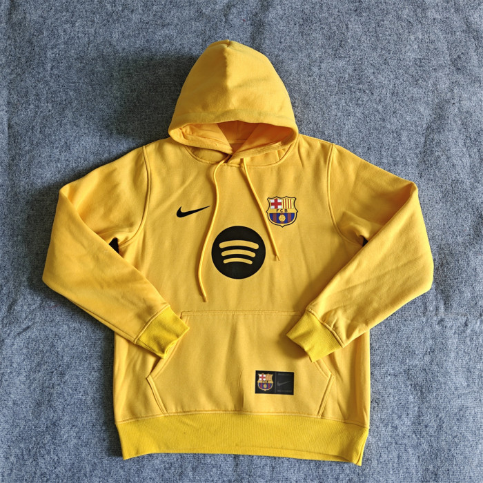 Barcelona Fleece Lined Hoodle Sweatshirt Training Jersey 25/26 (Multiple colors)