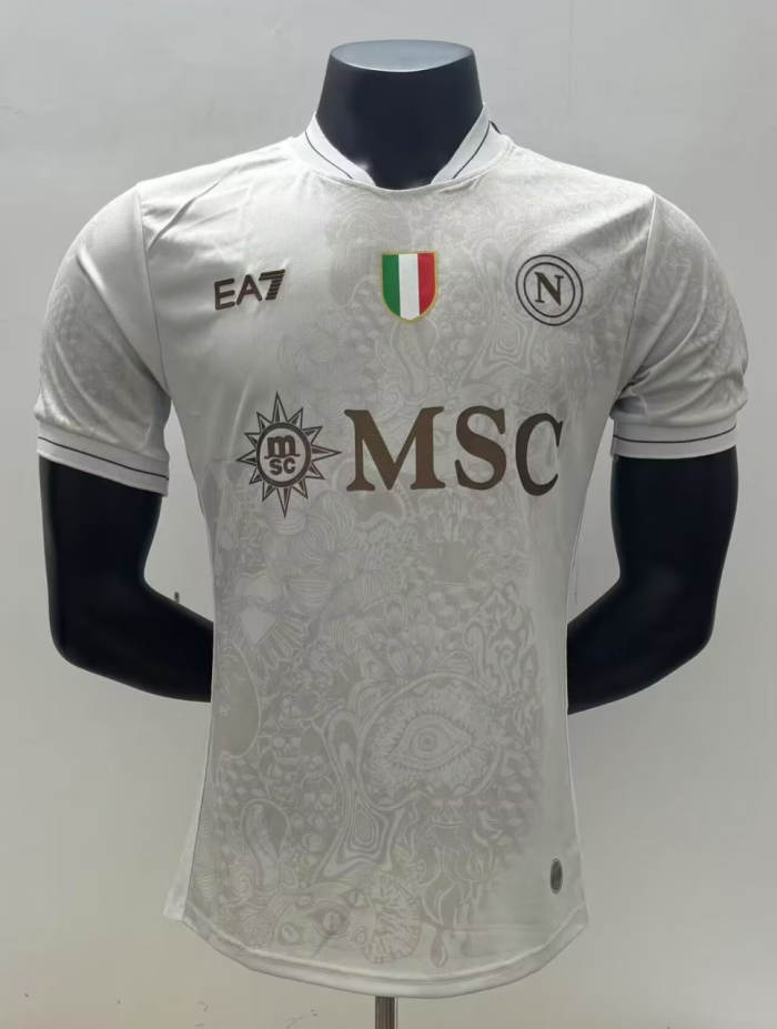 Napoli Away Man Player Jersey 25/26