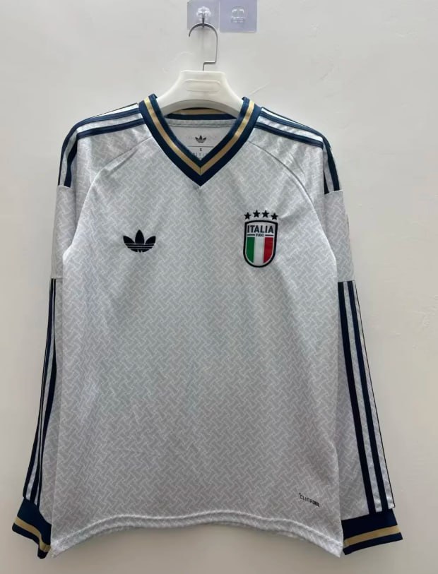 Italy 2026 World Cup Away Long Sleeve Men Jersey