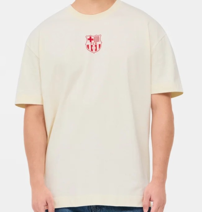 Ecru tee FC Barcelona - Oversize