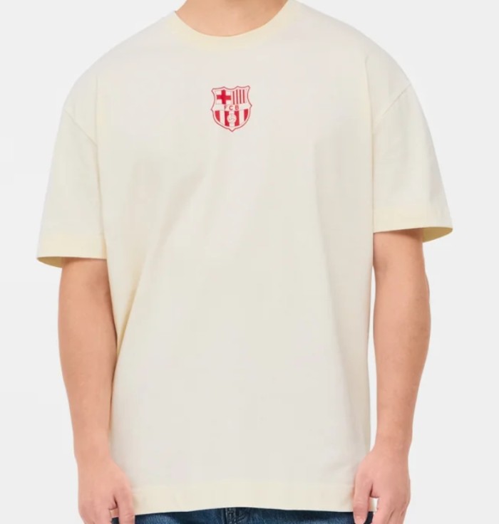 Ecru tee FC Barcelona - Oversize
