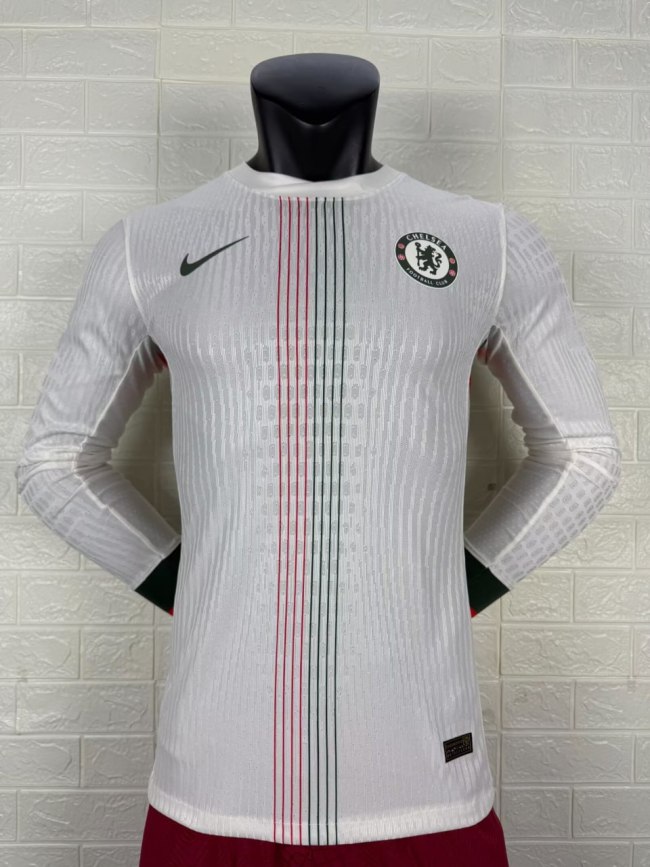 Chelsea Away Player Long Sleeve Jersey 25/26
