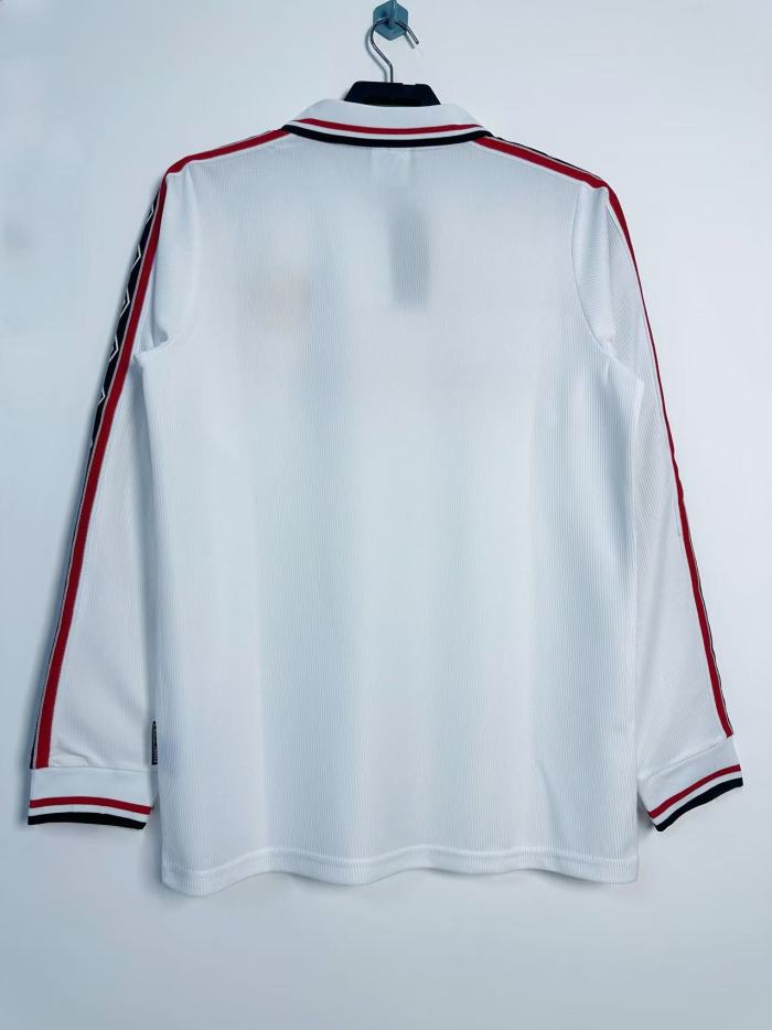 Manchester United Commemorative Edition Long Sleeve Retro Jersey 98/99