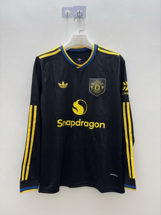 Manchester United Man Third Long Sleeve Jersey 25/26