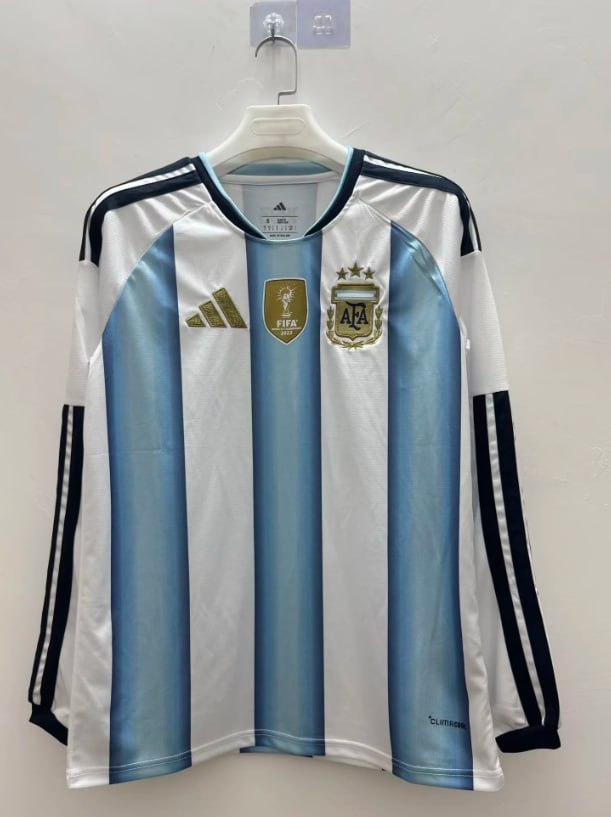 Argentina 2026 World Cup Home Long Sleeve Men Jersey