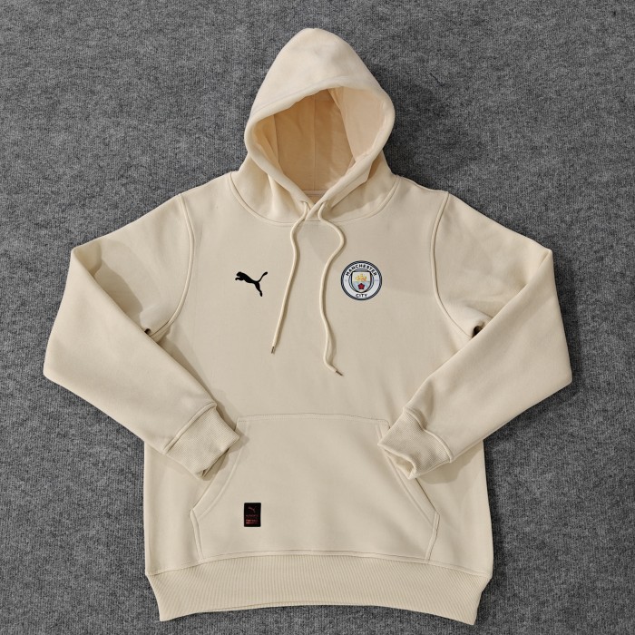 Manchester City Player fleece-lined Hoodie （Multiple colors）
