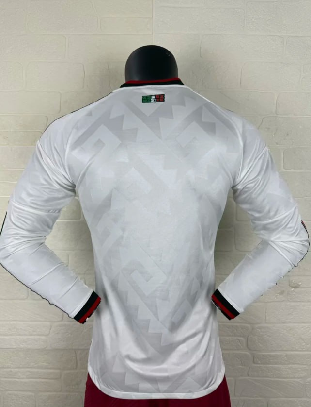 Mexico 2026 World Cup Away Player Long Sleeve Men Jersey