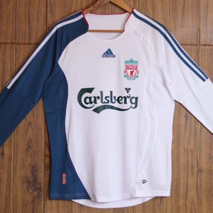Liverpool Away Long Sleeve Retro Jersey 07/08