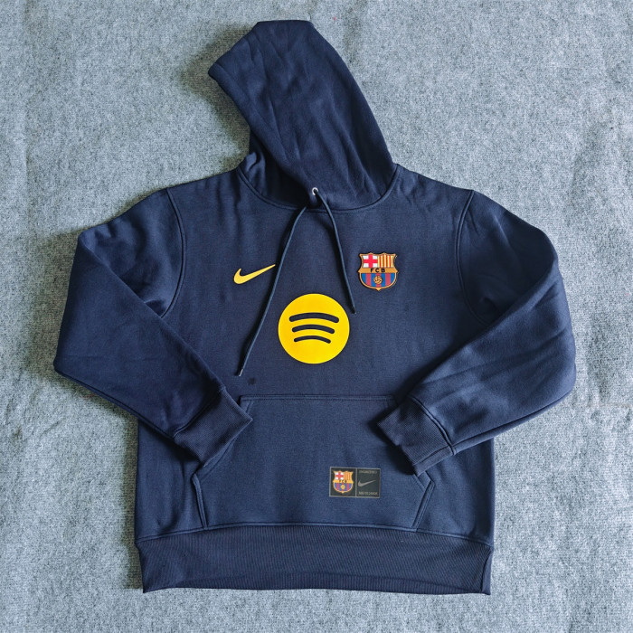Barcelona Fleece Lined Hoodle Sweatshirt Training Jersey 25/26 (Multiple colors)