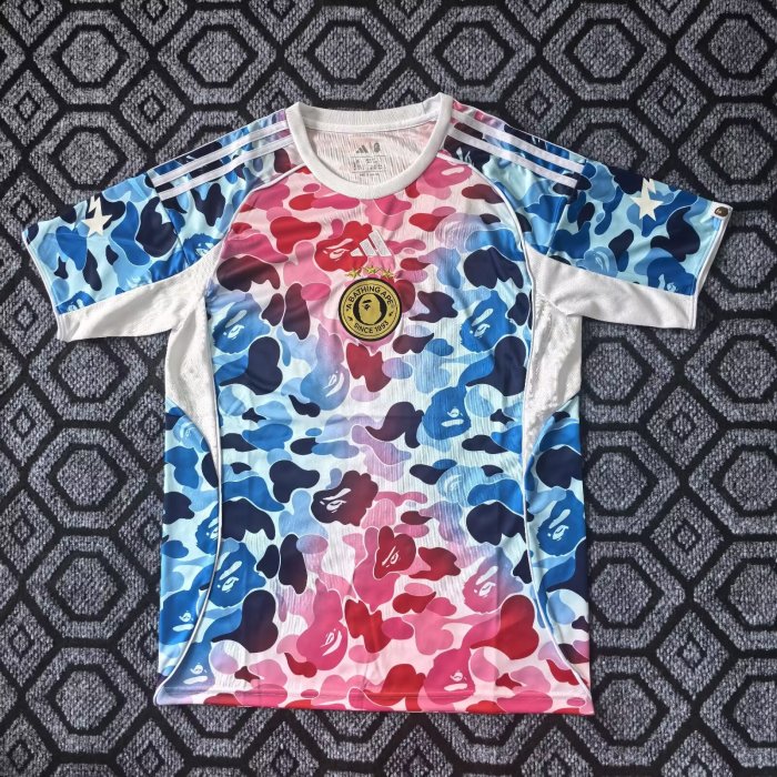 25/26 Football Jersey x BAPE - Blue ABC Camo