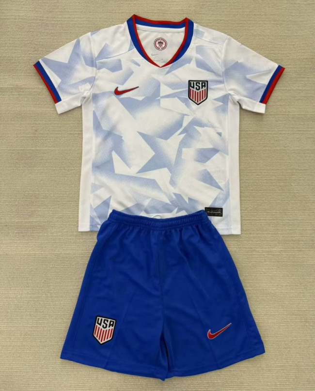 United States USWNT 2025 Home Kids Suit