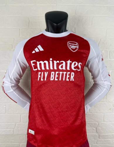Arsenal Home Player Long Sleeve Jersey 25/26