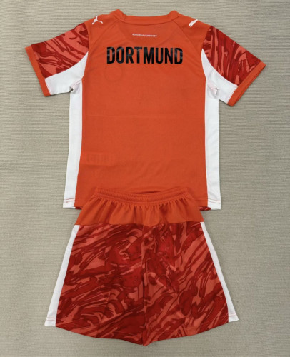 Borussia Dortmund Red Goalkeeper Kids Suit 25/26