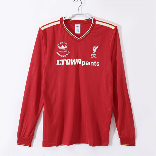 Liverpool Home Retro Long Sleeve Jersey 1986/87