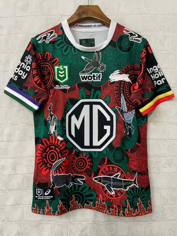 2025 South Sydney Rabbitohs Indigenous Rugby Jersey