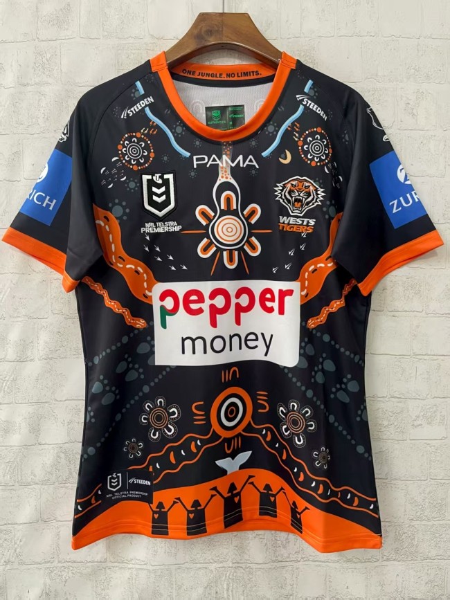 2025 Wests Tigers Indigenous Rugby Jersey