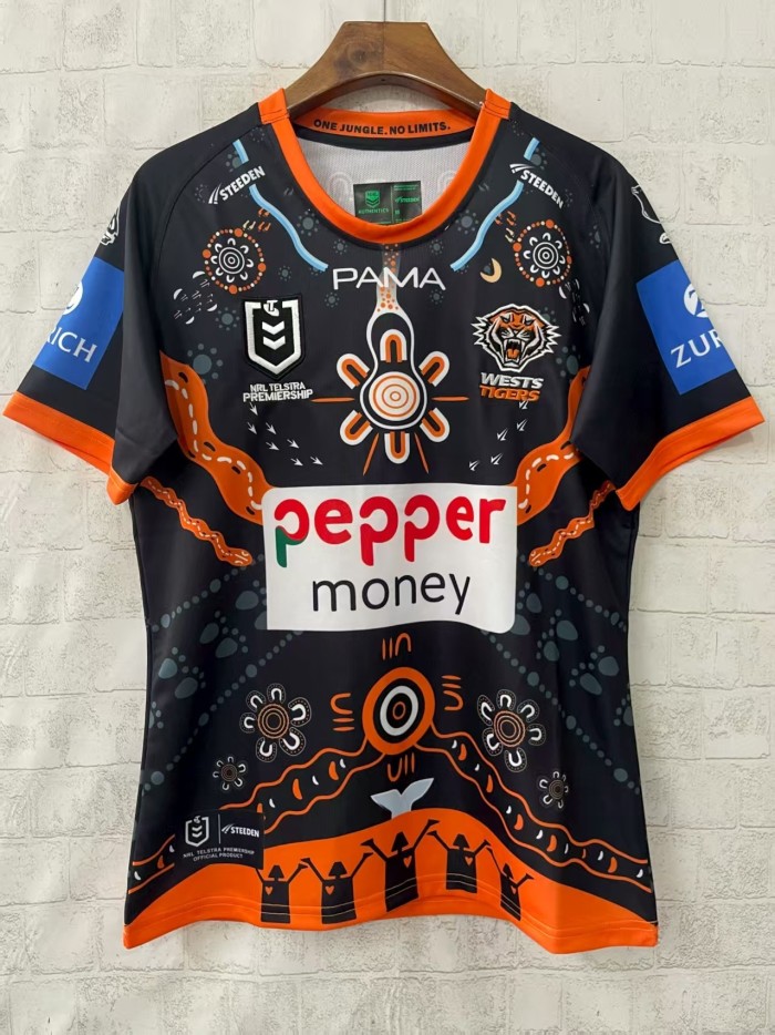 2025 Wests Tigers Indigenous Rugby Jersey