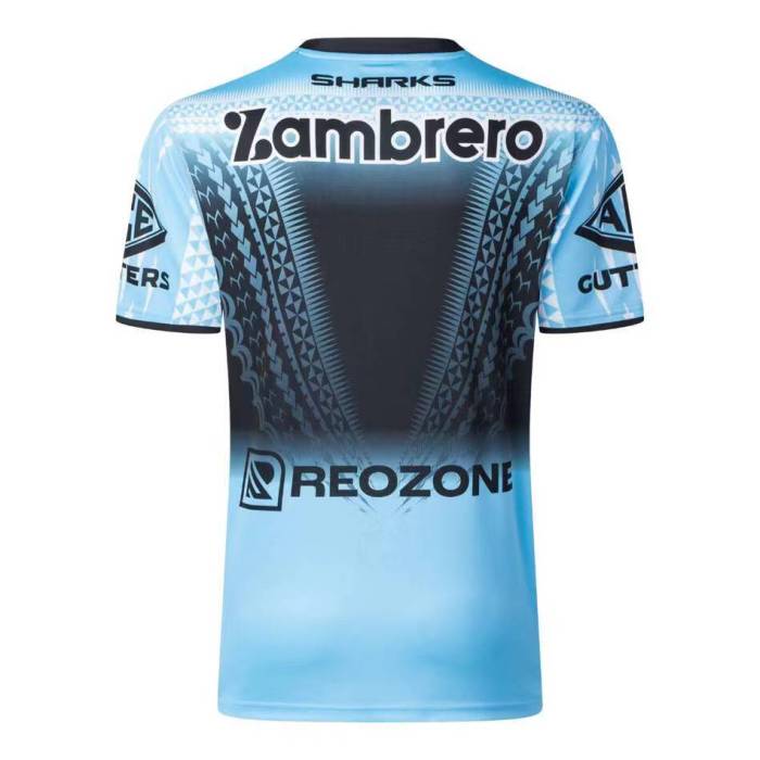 2025 Cronulla Sharks Pasifika Rugby Jersey
