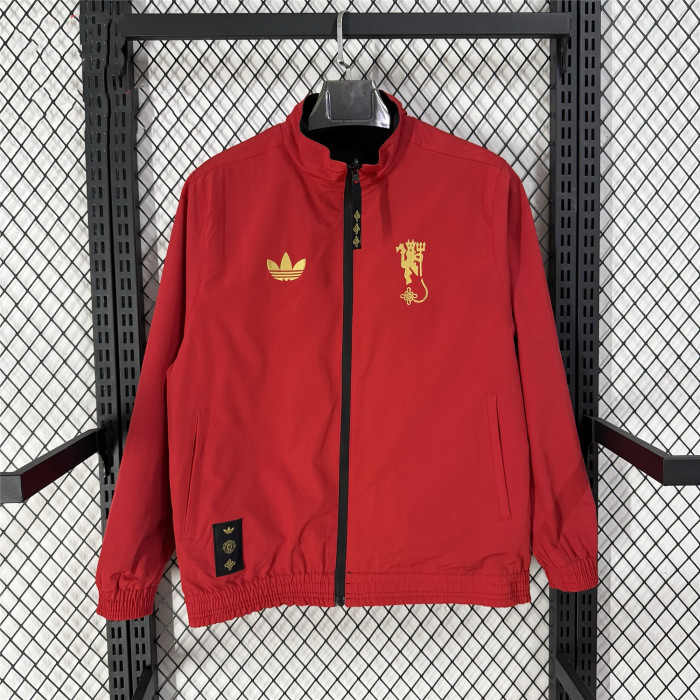 Manchester United Double-Sided Training Windbreaker 2025