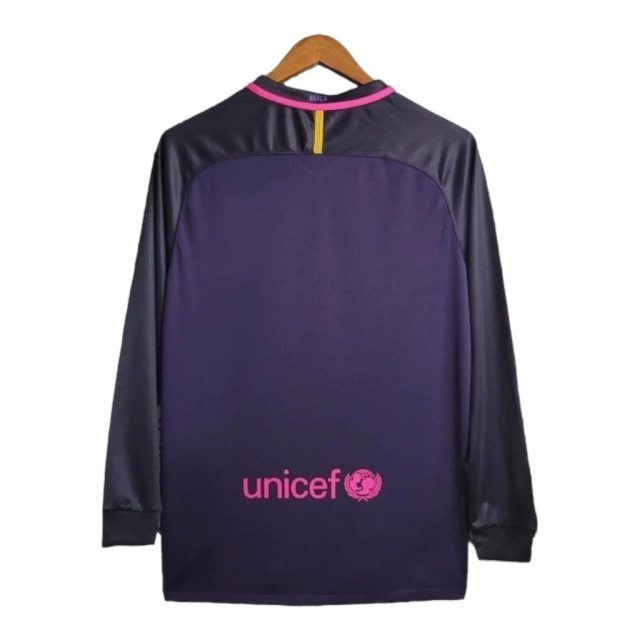 Barcelona Away Retro Long sleeve Jersey 2016/17