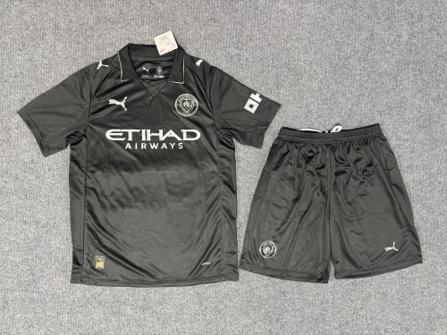 Manchester City Short Sleeve Away Adult Suit  25/26