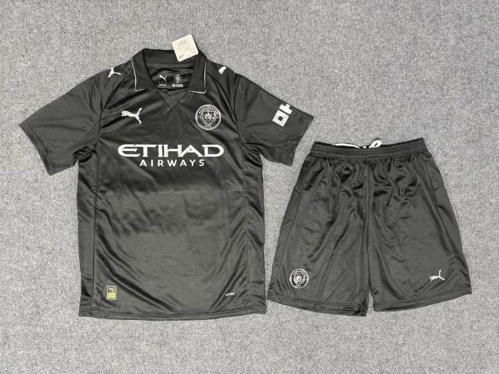 Manchester City Short Sleeve Away Adult Suit  25/26