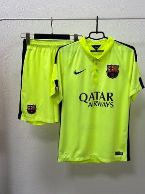 Barcelona Third Away Retro Short Sleeve Jersey 2014/15