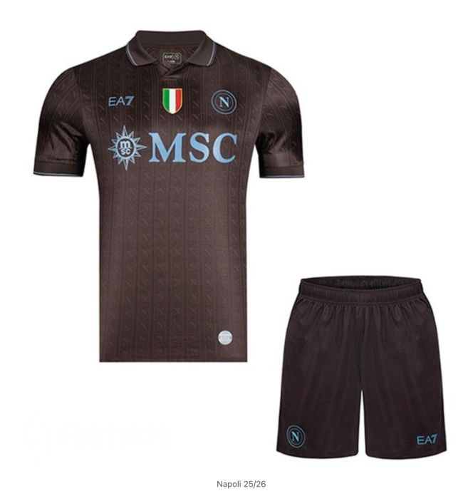 Napoli Third Short Sleeves Adult Suit 25/26
