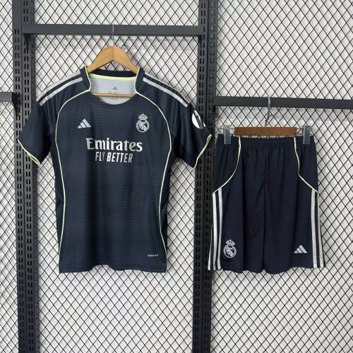 Real Madrid Short Sleeve Away Adult Suit 25/26