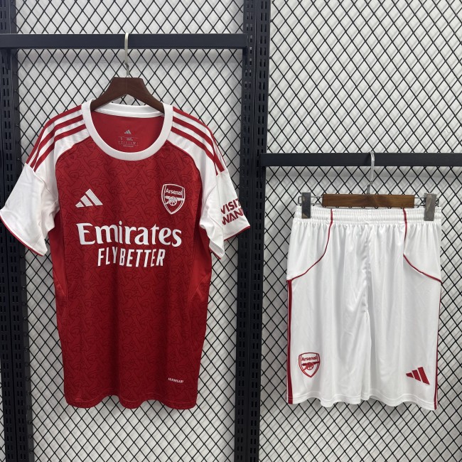 Arsenal Short Sleeve Home Adult Suit 25/26