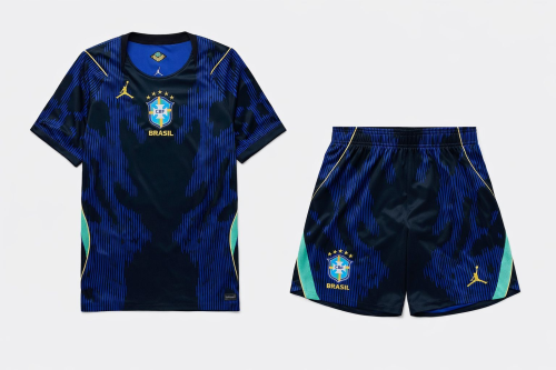 Brazil 2026 World Cup Away Short Sleeves Adult Suit