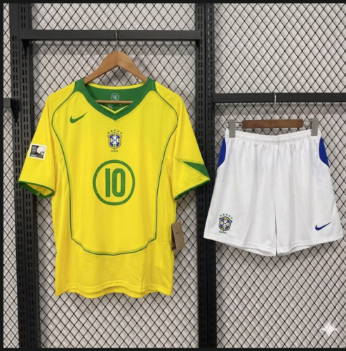 Brazil 2002 World Cup Home Kit