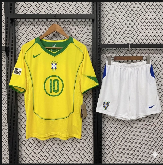Brazil 2002 World Cup Home Kit